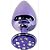 PLUG ANAL CRAVEJADO EM STRASS HARD (HA134) LILÁS P - Imagem 1