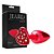 PLUG ANAL CORAÇÃO COM PEDRA CRAVEJADA EM STRASS HARD (HA136) VERMELHO U - Imagem 1