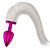 PLUG ANAL COM RABO HARD (HA116) ROSA/BRANCO U - Imagem 1