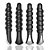 Vibrador Penetrador Espiral em Silicone Médico Recarregável 12 Frequências - Anal e Vaginal - 8236NA-4 - Imagem 5