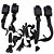 Kit para Prender na Cama com Par de Algemas e Par de Tonozeleiras – 3R IMPORT – SD-022 - Imagem 3