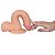 PROTESE 8.8 C/VENTOSA E ESCROTO SOFT DUDE BEGE U - Imagem 3