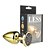 PLUG ANAL LESS CRAVEJADA HARD (HA143) DOURADO/ONIX P - Imagem 1