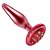 PLUG ANAL IUPI BY ANA CANZIANI HARD (HA133) VERMELHO U - Imagem 1