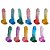 PROTESE PENIANA EM DEGRADE DE SILICONE COM VENTOSA MVP1404 - Imagem 1