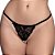 Calcinha Tailandesa String - PRETO - YAFFA Y5098 - Imagem 1