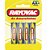 Pilha Amarela AA Rayovac com 4un. - - Imagem 1