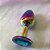 PLUG ANAL STAINLESS RAINBOW DE AÇO COM JOIA MPA130 - Imagem 3