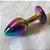 PLUG ANAL STAINLESS RAINBOW DE AÇO COM JOIA MPA130 - Imagem 1
