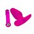 Plug Anal Splash Rosa Neon - O Plug que Lubrifica (Aplicador de Lubrificante) - HA196R - Imagem 2