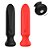 Bullet Anatômico em Silicone com Vibro - Recarregável e Potente - 7 Frequências (Preto ou Vermelho) - 8892 - Imagem 1