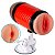 Masturbador Duplo VAGINA e ÂNUS com Ventosa - Super Forte II - 6508 - Imagem 4