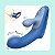 Vibrador de Ponto G e clitóris - Dedilhar / Vem Cá - Candy bunny - S-Hande - 8999 - Imagem 3