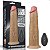 Pênis Dupla Densidade Rotativo com Controle Remoto 20,5x4,8 cm Dual Layered Platinum Silicone Rotator - Lovetoy - PE188 - Imagem 1