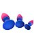 Kit Plug Anal em Silicone Com Ventosa - PL095 - Imagem 3