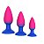 Kit Plug Anal em Silicone Com Ventosa - PL095 - Imagem 1