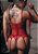 Espartilho em Tule e Renda com detalhes na lateral - Garota Veneno - VERMELHO - 2102 - Imagem 2