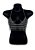 Top de Strass Joia de Corpo - Bodychain - Prata - - Imagem 3