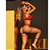 Conjunto Sensual de Renda Sem Bojo com Liga - RUBI - Segredo da Paixão - Imagem 2