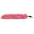 Fantasia KIT Rabo de Raposa com Tiara de Orelhas, Grampos Para os Seios em Metal e Gargantilha com Máscara (Rosa) - Imagem 3