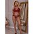 Conjunto Sensual Liz - Carmim - 536 - Universo Feminino - Imagem 3