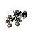 PARAFUSO PONTA BROCA SEXT. 14 X 1" C/ARRUELA DE VEDAÇÃO INOX 410 - Imagem 1