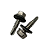 PARAFUSO PONTA BROCA SEXT. 14 X 1" C/ARRUELA DE VEDAÇÃO INOX 410 - Imagem 2