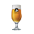 Taça de vidro Doutor Duranz Royal Beer (330 ml) + Chaveiro (Brinde) - Imagem 1