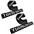 Emblema Cummis Turbo Diesel Preto - Imagem 1