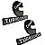 Emblema Cummis Turbo Diesel Preto - Imagem 3