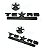 Par Emblemas Texa Edition Preto - Imagem 3