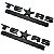 Par Emblemas Texa Edition Preto - Imagem 1