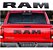 Emblema Da Tampa Traseira Dodge Ram Grande - Preto - Imagem 1