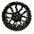 Roda Aro 20x9 Diesel Scorpion Black Furação 6x139,7 Hilux - Imagem 1