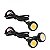 Kit 3 Luzes De Grade Led Amarelo Universal - Imagem 3