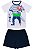Conjunto Pijama Masculino Infantil Pirata - Branco - Imagem 1