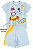 Conjunto Masculino Infantil Foguete - Azul Celeste - Imagem 1