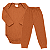 Body Canelado Marrom - Imagem 1