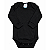 Conjunto Body Preto Liso Canelado - Imagem 3