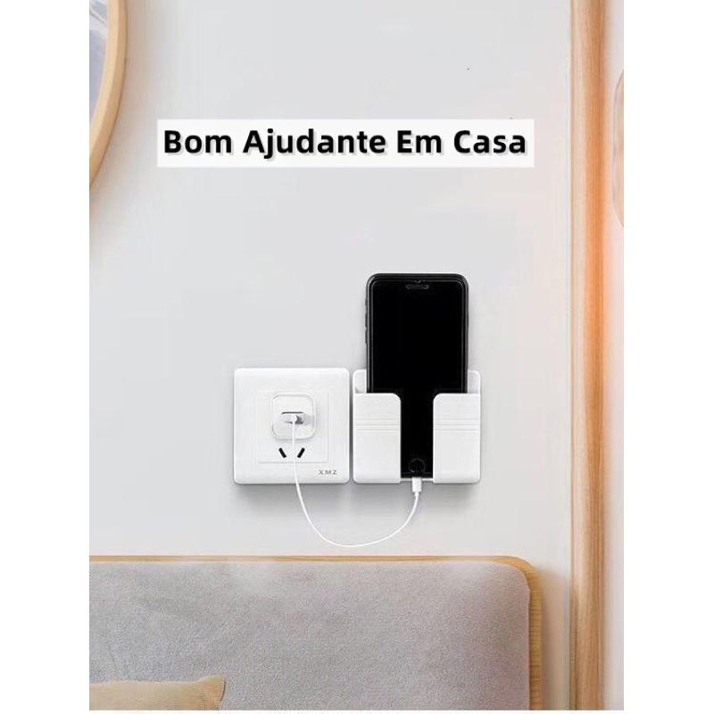 SUPORTE de CABECEIRA/TOMADA para CONTROLE ou CELULAR - Imagem 5