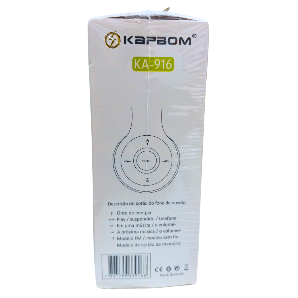 FONE BLUETOOTH KAPBOM - Imagem 10