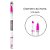 CIS Marca Texto LUMINI EX SLIM - Magenta - Imagem 1