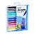 Caneta Brush Acrylic 12 Cores Vivas Molin - Imagem 1