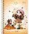 Caderno Espiral Capa Dura Jolie Universitário 1 Matéria - Imagem 1