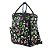 Mochila Quadrada By Sof Floral Preto Sabra - Imagem 3