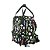 Mini Mochila Quadrada By Sof Floral Preto Sabra - Imagem 3