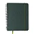 Agenda Planner Wire-o Clássica Semanal Notas com Divisórias A5 Verde Oliva - Imagem 1