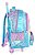 Mochila Infantil com Rodinha Stitch Azul G com Cetim e Pelúcia Luxcel - Imagem 2