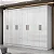 Roupeiro Maxel Paris 100 % MDf 8 Portas Com 4 Gavetas - Imagem 2