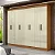 Roupeiro Maxel Paris 100 % MDf 8 Portas Com 4 Gavetas - Imagem 4